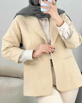 کت یقه انگلیسی آستین پاکتی (24) کد 3325