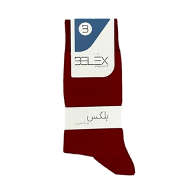 جوراب ساق‌دار مردانه سوپر پنبه طرح 2 بلکس (نیکوتن پوش)