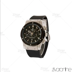 ساعت هابلوت مردانه کلاسیک فیوژن سه موتوره نقره ای مشکی 104161