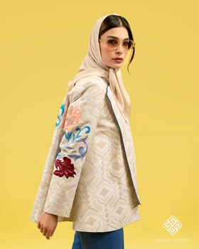 مانتو گلدوزی