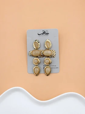 گوشواره سنگی نسکافه ای