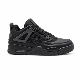 کفش و کتانی مردانه ساق‌دار مدل جردن NIKE AIR JORDAN 4 رنگ مشکی کد 2222