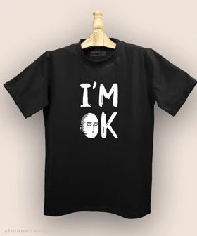 تیشرت مردانه و زنانه طرح وان پانچ من شخصیت سایتاما کد 900