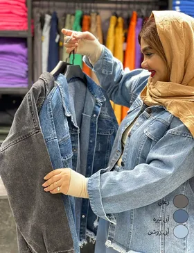 کت جین پایین ریش کد : 33224