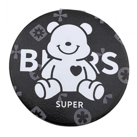 آینه جیبی تاشو با طرح خرس دوست‌داشتنی و فانتزی