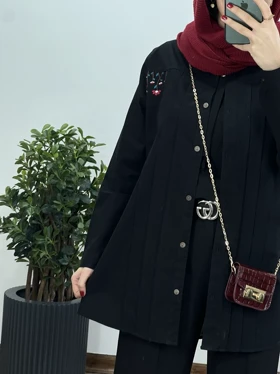 مانتو لینن گلدوزی سارگل(ایراد دار)