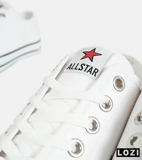 کفش کتانی مردانه و زنانه سفید All STAR مدل 7092