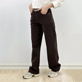 شلوار کتان نیم بگ 1007803