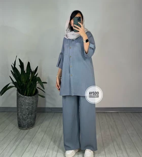 ست مانتو شلوار هلیا