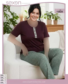 تیشرت شلوار بیگ سایز sexen کد 13828