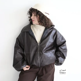 بامبر جکت زنانه مدل اسپیرال