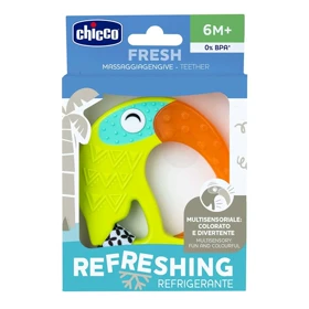 دندان گیر طرح پرنده توکان چیکو chicco مدل Fresh مناسب برای 6 ماه به بالا