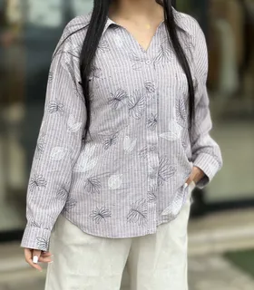 شومیز طرح برگ کد 764