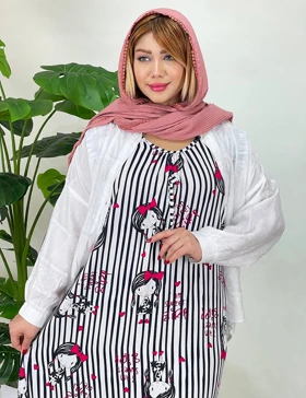 پیراهن یقه پاپیون سودا کد : S260
