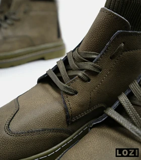 نیم بوت چرمی مردانه سبز Timberland