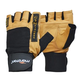 دستکش بدنسازی ماراتن مدل 4400 خردلی
