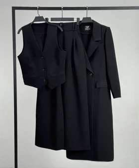 3ps/کت بلند,شلوارو جلیقه  کد 800026