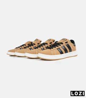 کفش کتانی مردانه و زنانه قهوه ای مشکی ADIDAS Campus