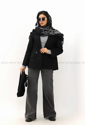 کت فوتر باکسی 2 دکمه کد1004801