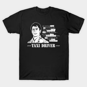 تیشرت راننده تاکسی | تیشرت Taxi Driver طرح You Talking To Me کد 117660