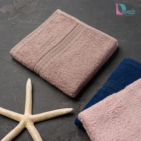 حوله دستی والری رنگ نسکافه ای