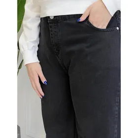 شلوار جین نیم بگ 57216