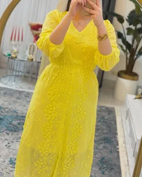 پیراهن خامه دوزی وارداتی