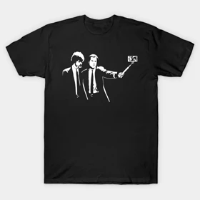 تیشرت کلاسیک داستان عامه پسند تیشرت Pulp Fiction طرح pulp fiction