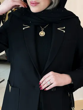 کت V مشکی 120213