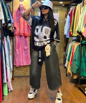 ست تیشرت شلوار لبوبو جواهر