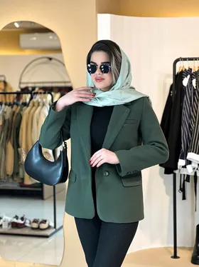 کت فوتر شلال دوزی سبز یشمی 120209