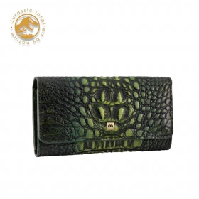 کیف پول زنانه مدل D133 (زیتونی سیر سبز)