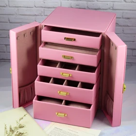 جعبه جواهرات مدل کشو دار طبقاتی کد G_Lnd_104