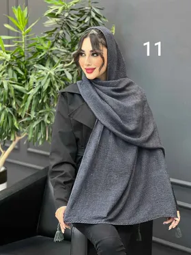 شال پلیسه ساده