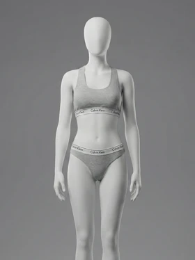 ست نیم‌تنه کاپ‌دار و شورت بکلس نخ پنبه کلوین کلاین Calvin Klein