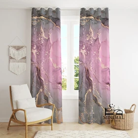 پرده اسپرت طرح ماربل مدل W4854