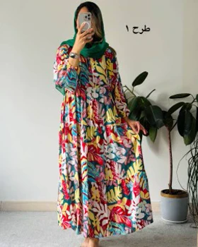 پیراهن نخی وارداتی هلیا