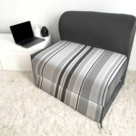 کاناپه تخت شو یک نفره راه راه کلاسیک مدل M1084