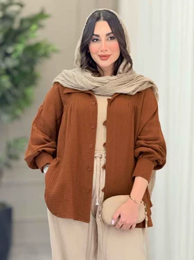 مانتو چین‌دار پایین هلال