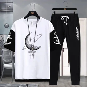 تیشرت نخ پنبه آستین کیمینو