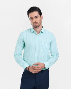 ام کی کالکشن پیراهن آستین بلند mk-26370-light-blue