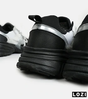 کفش کتانی مردانه و زنانه مشکی طوسی Nike cushlon مدل 6493