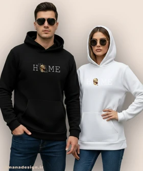 هودی مردانه و زنانه اصیل ایرانی طرح کوروش بزرگ ترکیب با HOME