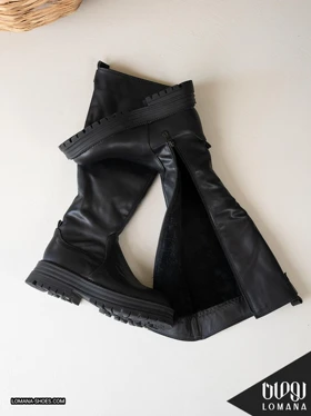 بوت بلند چروک لومانا - کد 2535