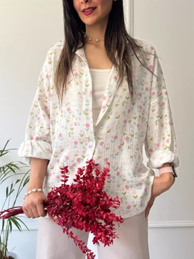 مانتو دبل فیس شکوفه