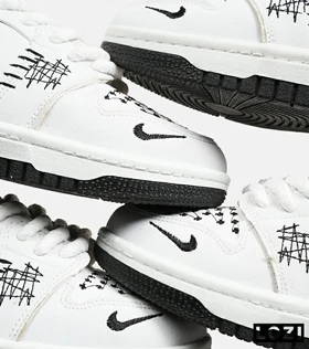 کفش کتانی مردانه و زنانه سفید نایک NIKE jordan Vodoo مدل 6915