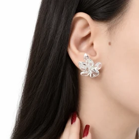 گوشواره شکوفه کریستالی Velora