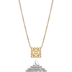 گردنبند زنانه Square Pendant Necklace G