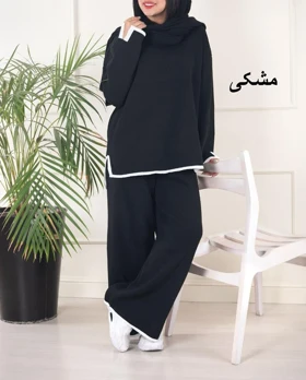 ست بافت اینترسیاهی پایین خط‌دار کد 40142