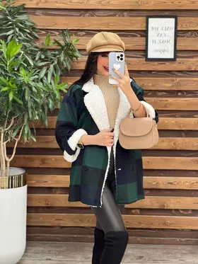 شکت چهارخونه یقه تدی